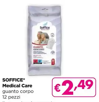 Acqua & Sapone SOFFICE Medical Care guanto corpo 12 pezzi offerta