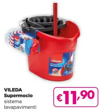 Acqua & Sapone VILEDA Supermocio sistema lavapavimenti offerta