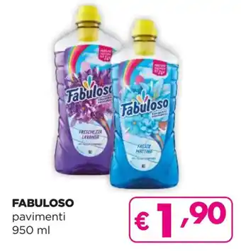 Acqua & Sapone FABULOSO pavimenti 950 ml offerta