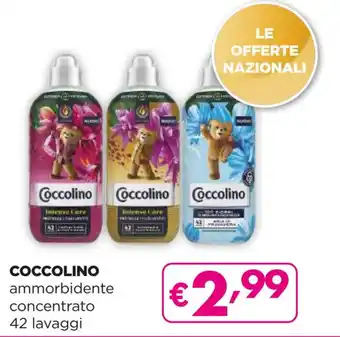 Acqua & Sapone COCCOLINO ammorbidente concentrato 42 lavaggi offerta