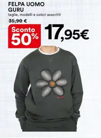 Ipercoop FELPA UOMO GURU offerta
