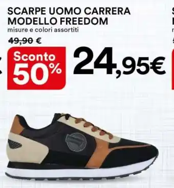 Ipercoop SCARPE UOMO CARRERA MODELLO FREEDOM offerta