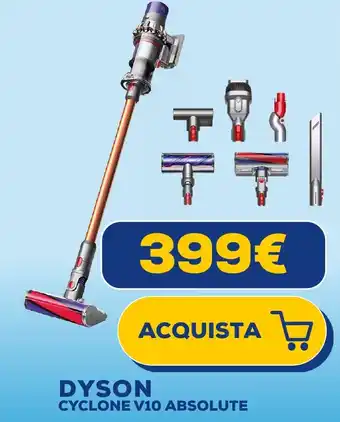 Euronics DYSON CYCLONE V10 ABSOLUTE offerta