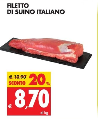 Tigros Filetto di Suino Italiano offerta