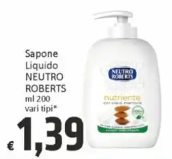 Paghi Poco Sapone Liquido NEUTRO ROBERTS ml 200 vari tipi offerta