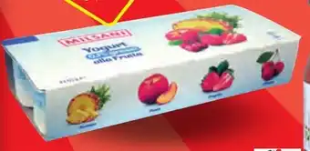 ALDI MILSANI YOGURT MAGRO ALLA FRUTTA 8 x 125 g offerta