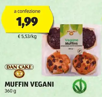 ALDI DAN CAKE MUFFIN VEGANI 360 g offerta