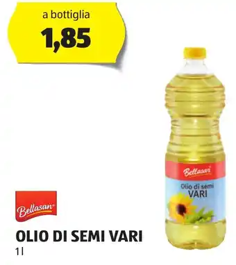 ALDI Bellasan OLIO DI SEMI VARI 1 l offerta