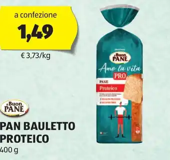 ALDI PAN BAULETTO PROTEICO 400 g offerta