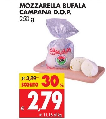 Tigros Mozzarella Bufala Campana D.O.P 250g offerta