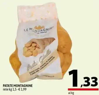 A&O PATATE MONTAGNINE rete kg 1,5 offerta