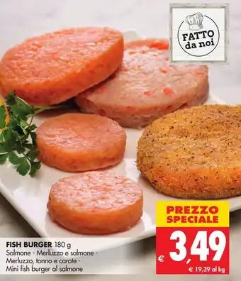 Tigros Fish Burger 180g offerta