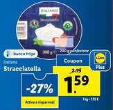Lidl Italiamo Stracciatella 200 g confezione offerta