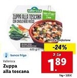 Lidl Vallericca Zuppa alla toscana 620 g confezione offerta
