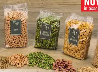 Piselli Spezzati - Fave Sgusciate - Ceci - Fagioli Borlotti - Misto Legumi e Cereali 500g