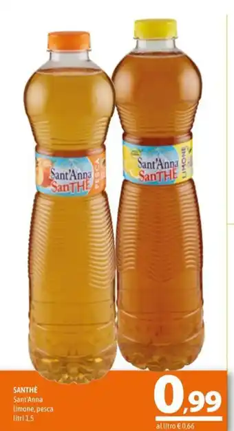 A&O SANTHE Sant'Anna limone, pesca litri 1,5 offerta