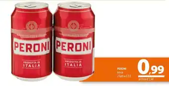 A&O PERONI birra 2 latt x cl 33 offerta