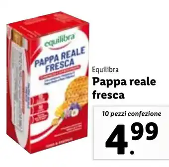 Lidl Equilibra Pappa reale fresca 10 pezzi confezione offerta