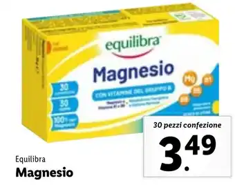 Lidl Equilibra Magnesio 30 pezzi confezione offerta