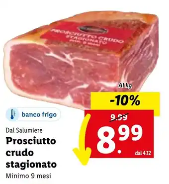 Lidl Dal Salumiere Prosciutto crudo stagionato offerta