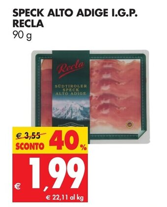 Recla Speck Alto Adige I.G.P. 90g