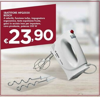 Bennet Bosch Sbattitore Elettrico offerta