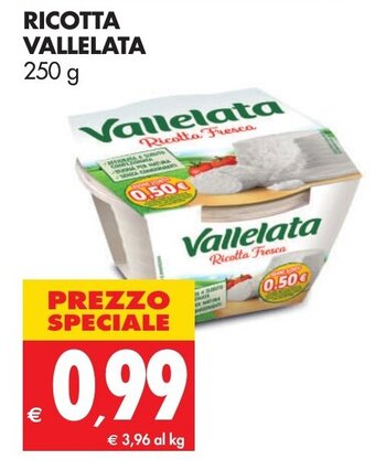 Tigros Vallelata Ricotta 250g offerta