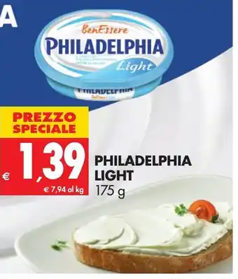 Tigros Philadelphia Light 175g offerta