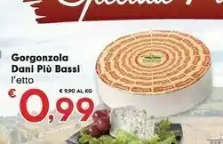 Despar Despar Gorgonzola Dani Piu Bassi offerta