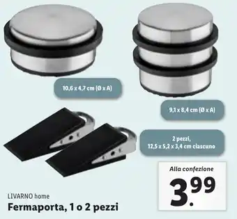 Lidl LIVARNO home Fermaporta, 1 o 2 pezzi offerta