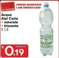 Alpi Cozie - Acqua Minerale Naturale 1500 G(ml)