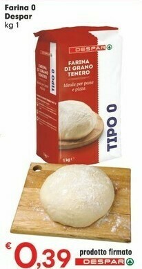Despar Despar - Farina Di Grano Tenero Tipo 0 1000 G(ml) offerta