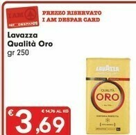 Despar Lavazza Qualita Oro offerta