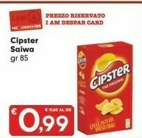Despar Saiwa Saiwa - Cipster 85 g(ml) offerta