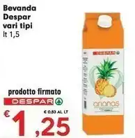 Despar Despar Bevanda offerta