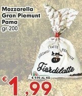Despar Pama Mozzarella Gran Piemunt offerta