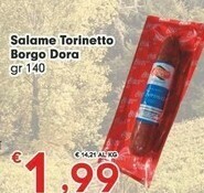 Despar Borgo dora Salame Torinetto offerta
