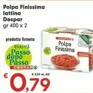 Despar Despar Polpa Finissima Lattina offerta