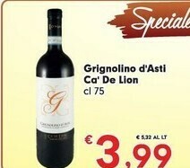 Ca' De Lion Grignolino D'asti 750 Ml