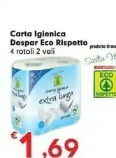 Despar Despar Carta Iglenica Eco Rispetto offerta