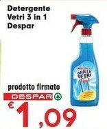 Despar Despar Detergente Vetri 3 In 1 offerta