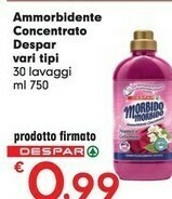 Despar Despar Ammorbidente Concentrato offerta