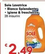 Despar Sole Lavatrice Bianco Splendente offerta