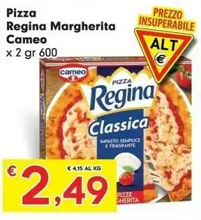 Eurospar Cameo Pizza Regina Margherita offerta