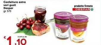 Despar Despar - Confettura Extra Di Ciliegie 370 G(ml) offerta