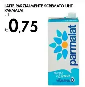 Bennet Parmalat Latte parzialmente scremato offerta