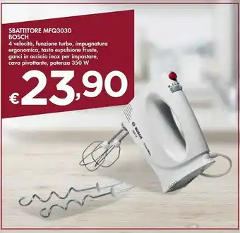 Bennet Bosch Sbattitore Elettrico offerta