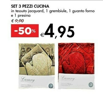 Bennet Jacquard Accessori cucina offerta
