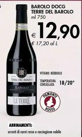 Bennet TERRE DEL BAROLO BAROLO DOCG offerta