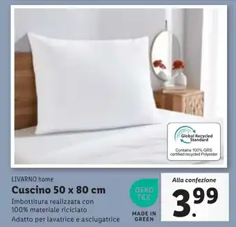 Lidl LIVARNO home Cuscino 50 x 80 cm offerta